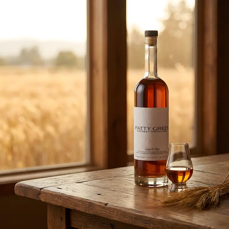 Patty Green Gazelle Rye Whiskey product photograph