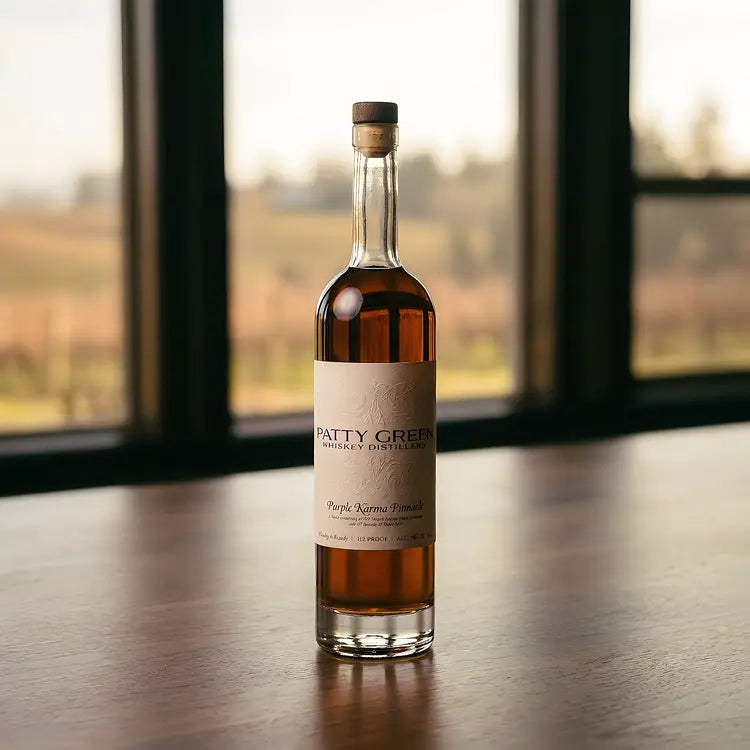 Patty Green Purple Karma Pinnacle Whiskey product photograph