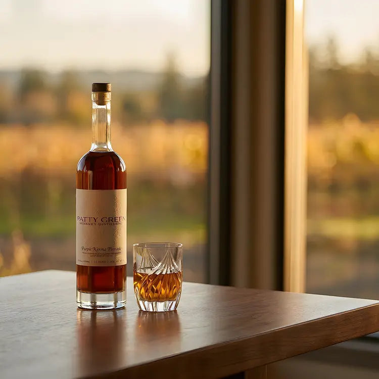 Patty Green Purple Karma Pinnacle Whiskey lifestyle photograph