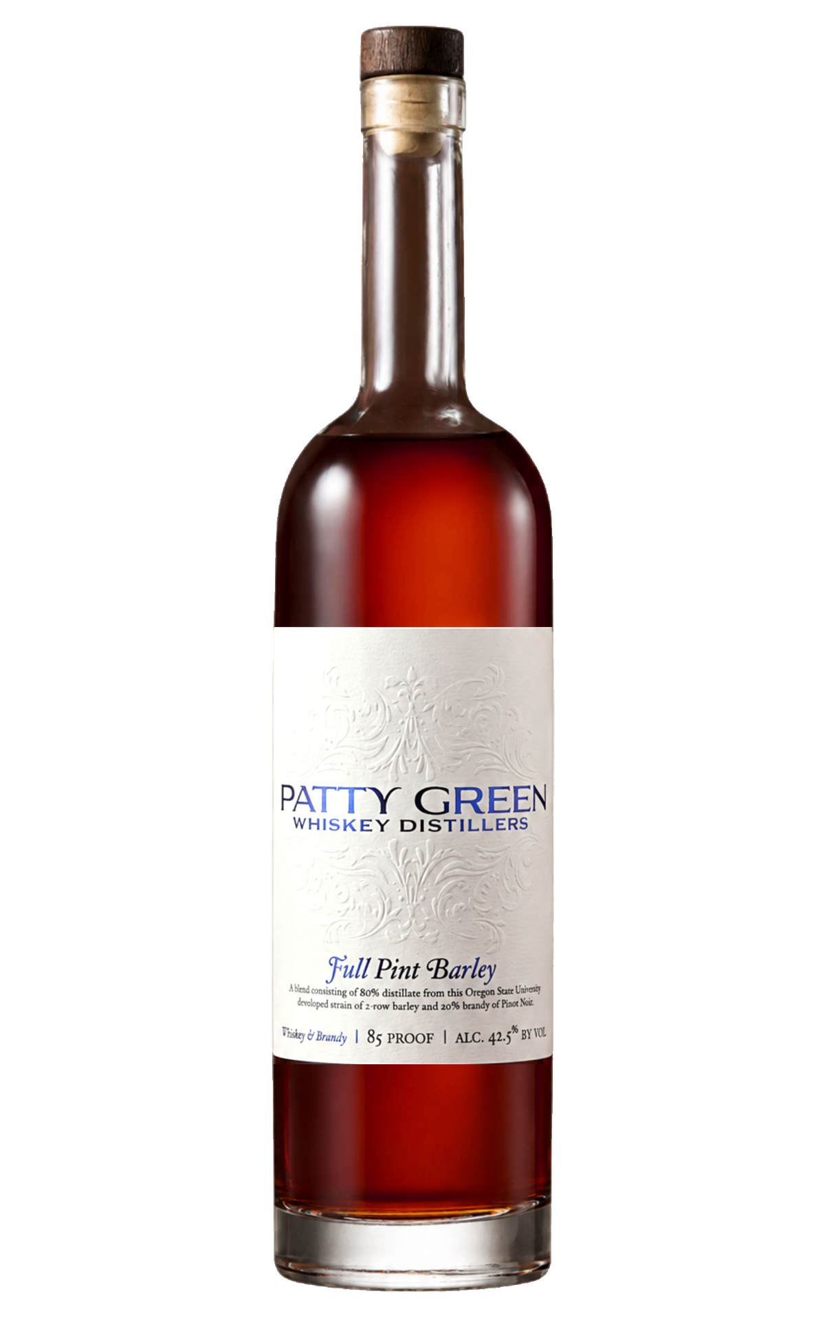 Full Pint Barley Whiskey bottle — approved master catalog cutout